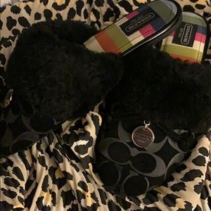 Coach Carra slippers